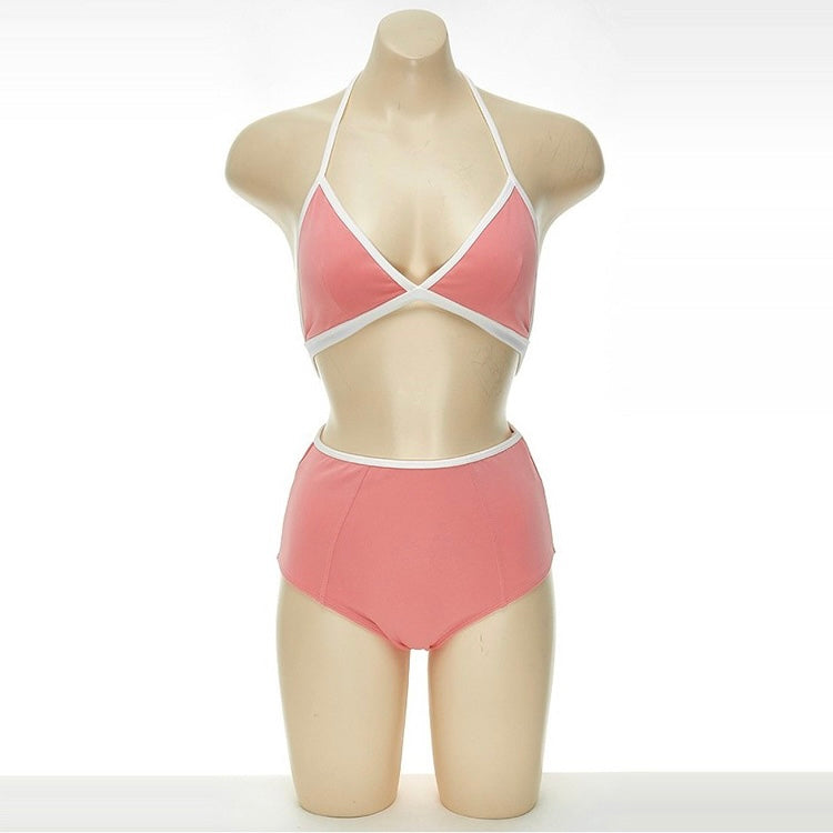 【3color】Trio Charm Halter Bikini Set mry001768