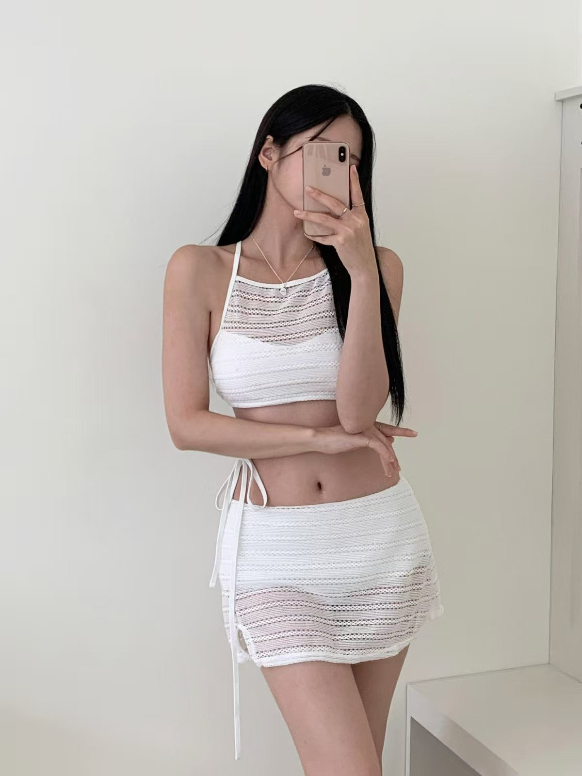 【2color】Lace Me Up Bikini Set mry001774