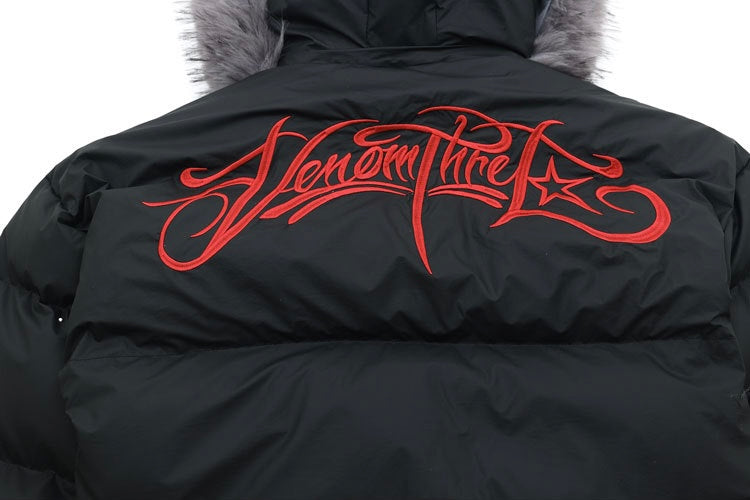 【高品質】Red Stitch Logo Puffer Jacket mry001935