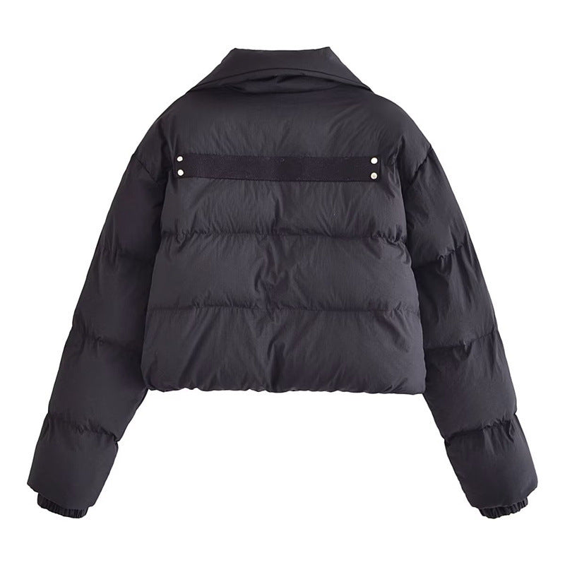 【大人気】Street Mode Black Down Jacket  mry000971