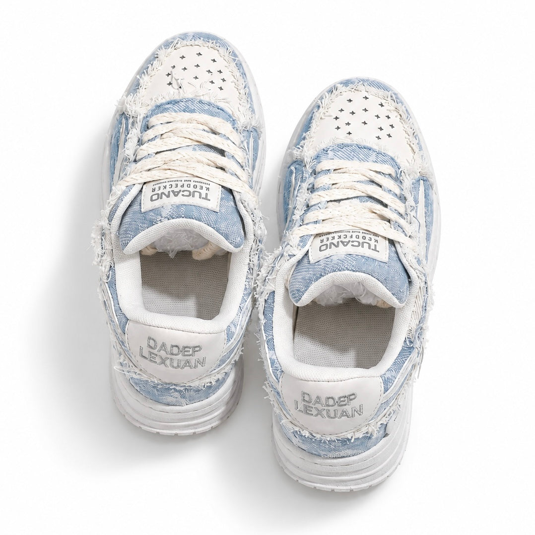 【2color】Ivory Edge Fray Sneakers mry001754