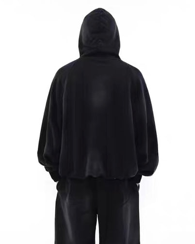 【評価★4.8以上／Tops】UNISEX DAMAGE DOLMAN HOODIE mry001906