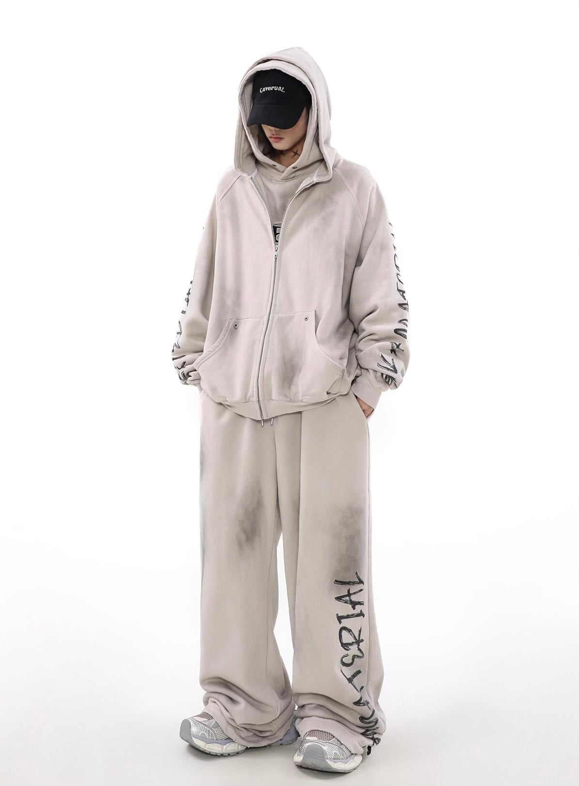 【特別価格 / Set-Up】Unisex Damage Dolman Set-Up mry001585