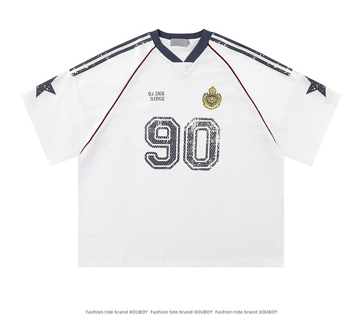 【2color】Starlight Mesh Jersey T-Shirt mry001705