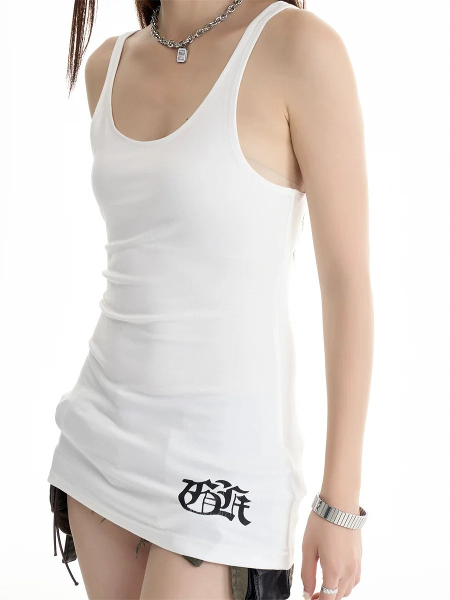 Tattoo Blade Stretch Tank Top mry001722