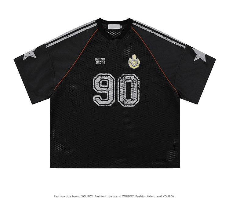 【2color】Starlight Mesh Jersey T-Shirt mry001705