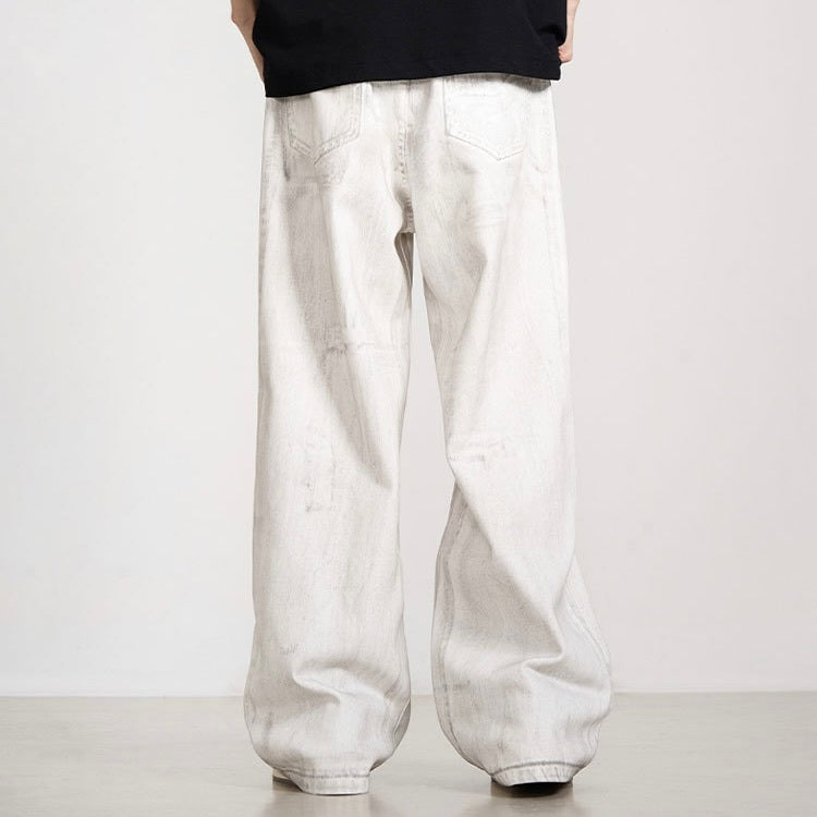 Vintage Damage Denim Wide Pants  mry001356