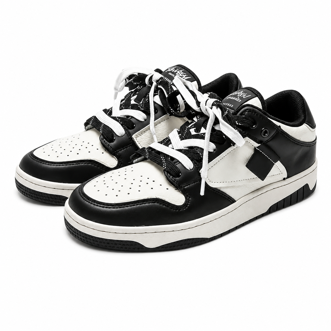 Contrast Panel Low Sneakers mry002160