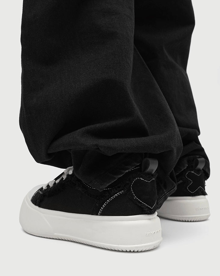 Raw Canvas Platform Shoes mry002165