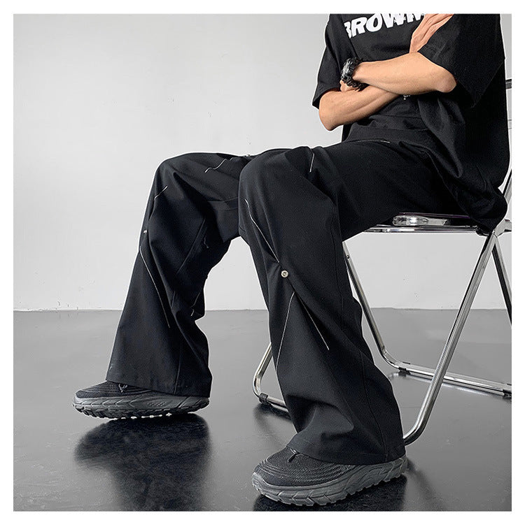 American Chic Black Casual Pants　mry001017