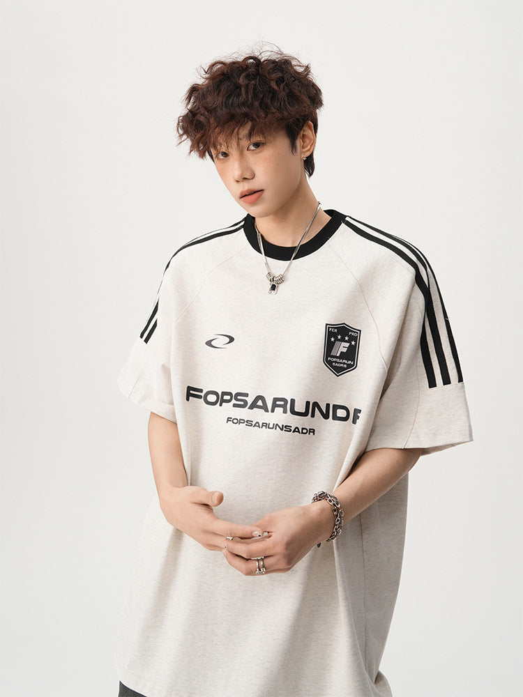 【3color】Fopsarundr Varsity Stripe Jersey T-Shirt mry001710