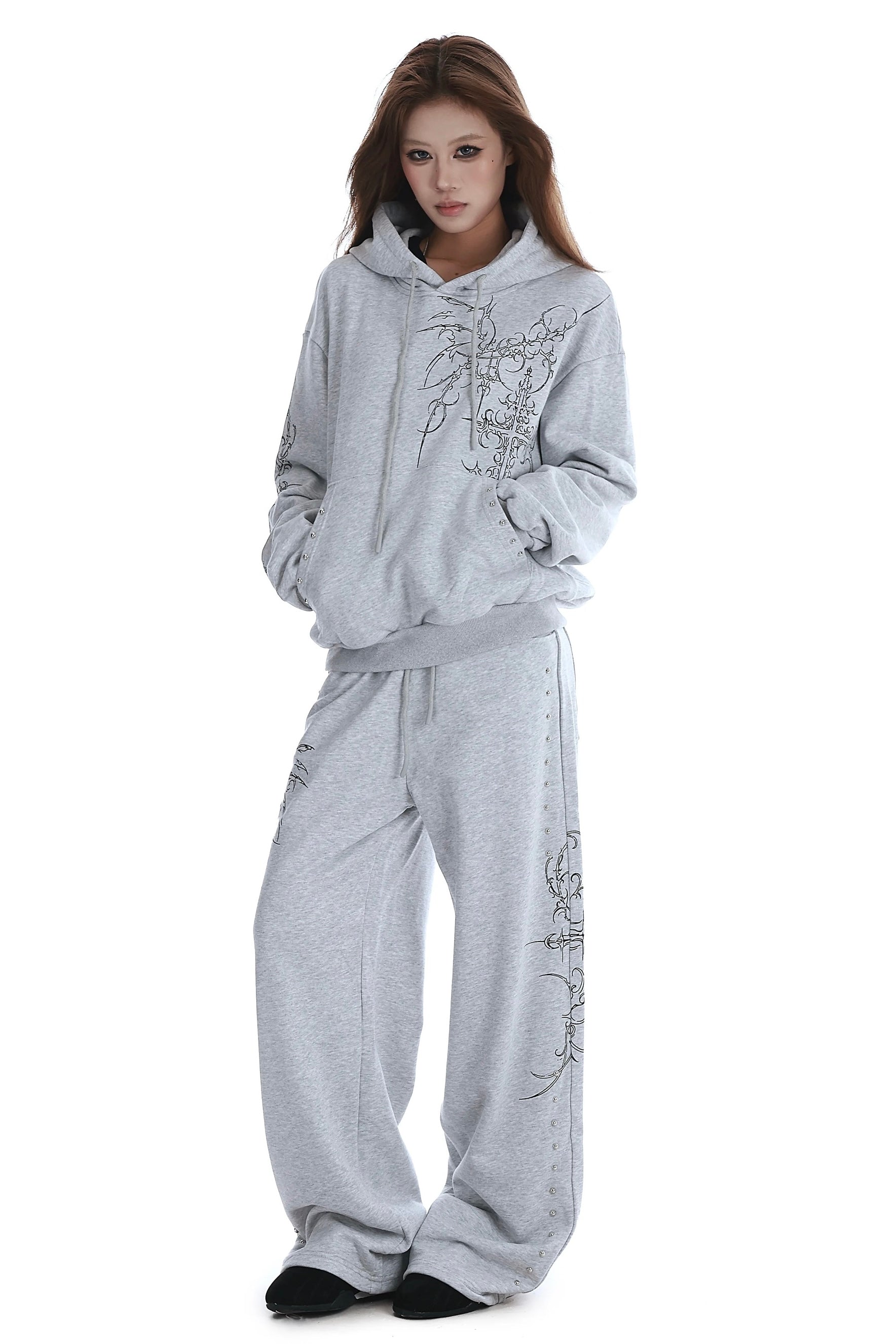 【Set-Up】Statement Graphic Sweat Set-Up mry002235