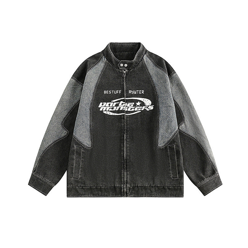 【Unisex/高品質】American Trendy Denim Jacket   mry000953