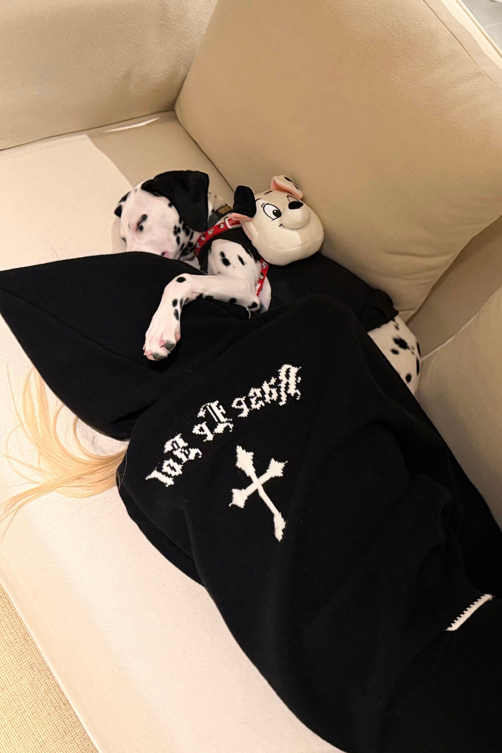 【Set-Up】Gothic Cross knit Hoodie Set-Up mry002213