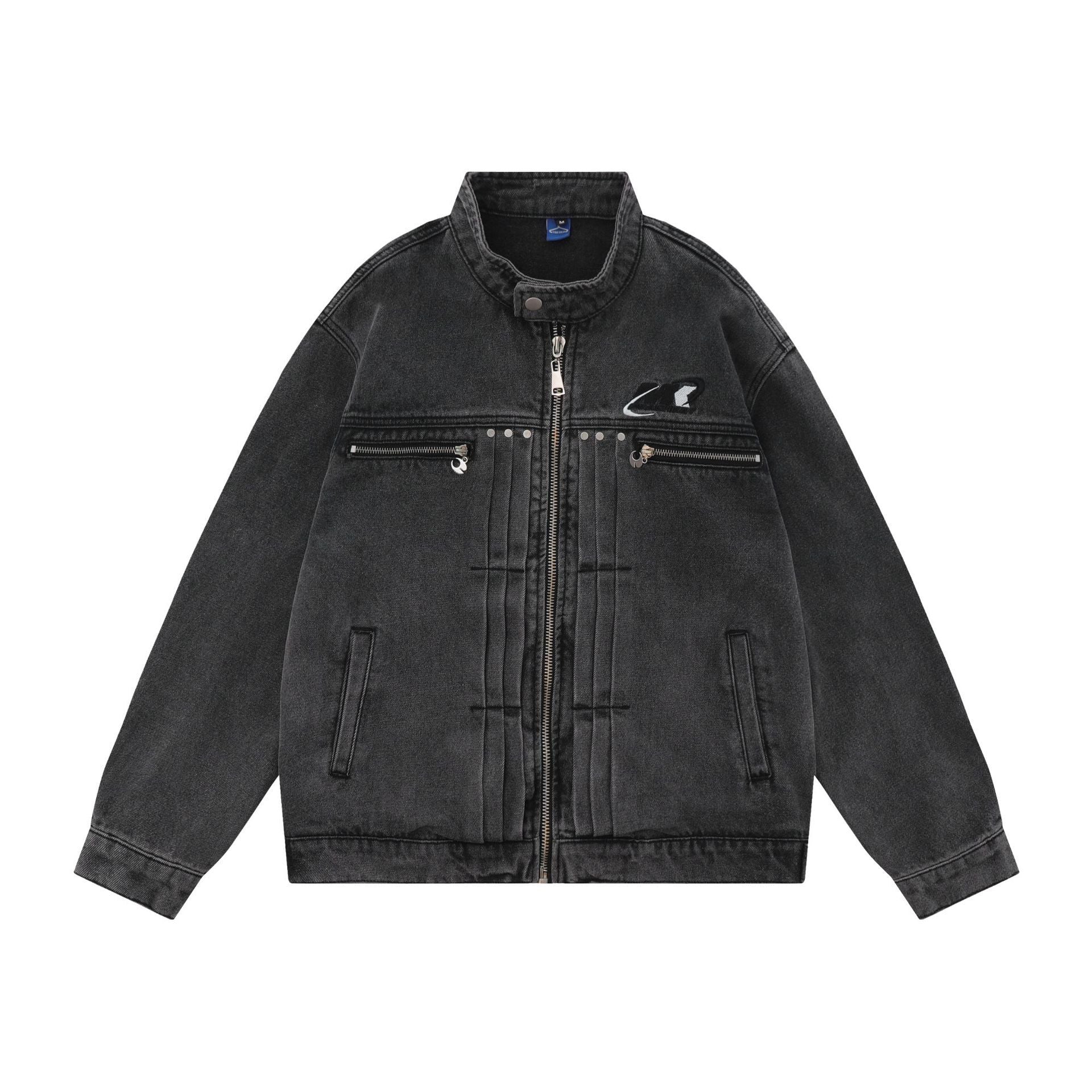 【2color】American Retro Denim Jacket  mry001004