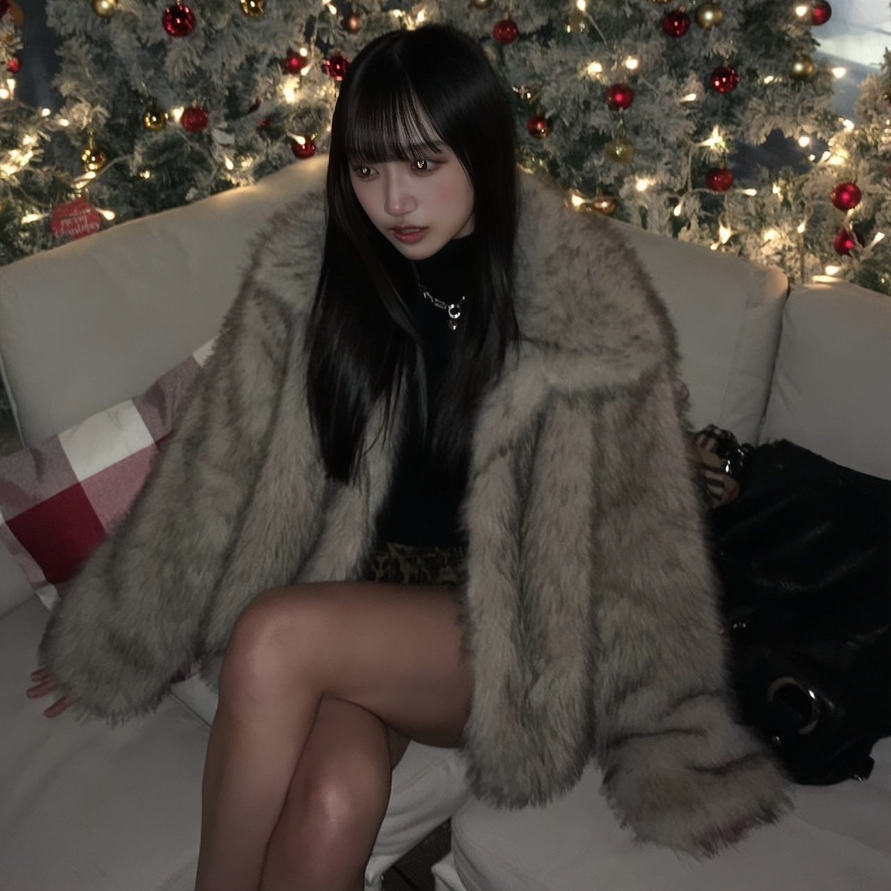 【再入荷未定/数量限定】Faux Fur Jacket mry001785
