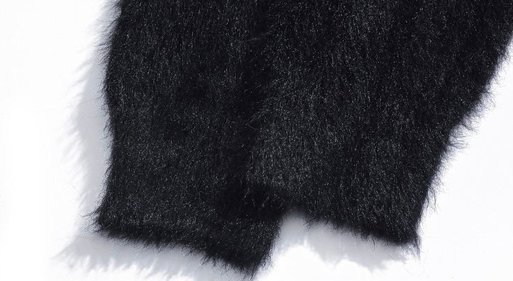 Unisex Fur Cross Zip Jacket mry002025