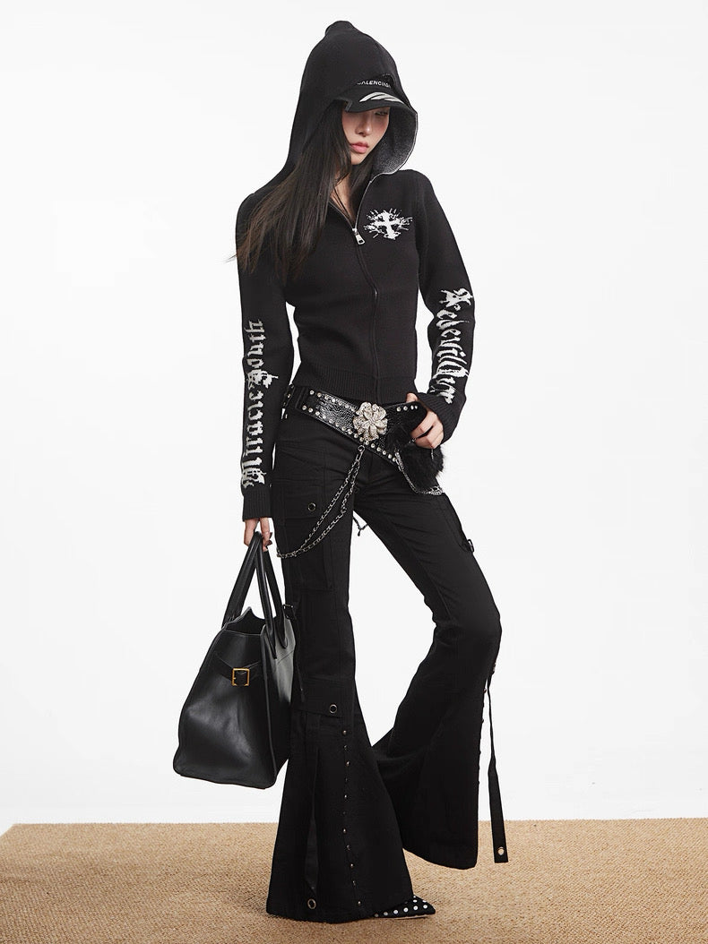 【評価★4.8以上／Top】Gothic Knit Zip Jacket mry001930