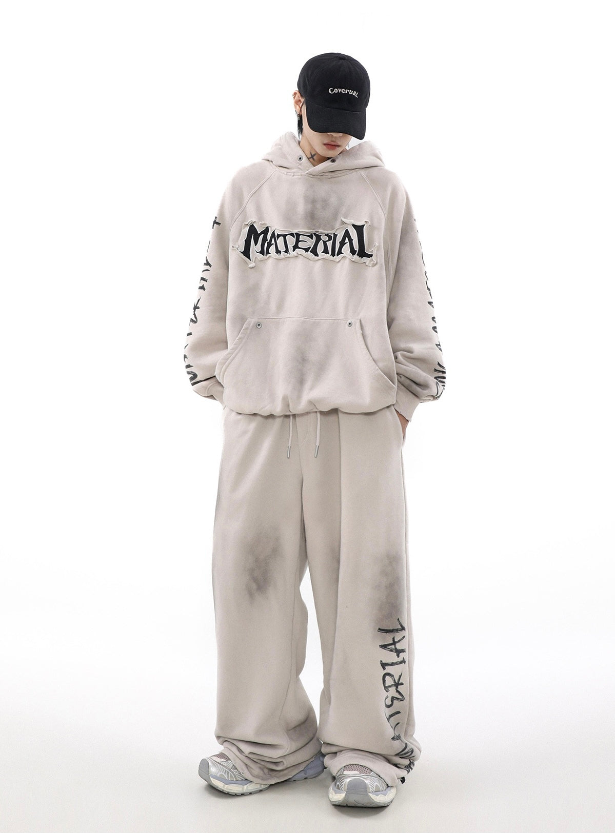 【特別価格 / Set-Up】Unisex Damage Dolman Set-Up mry001645