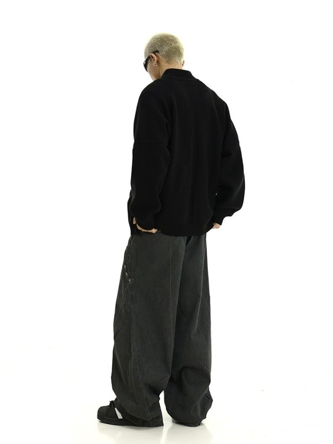 【2color】Tech Noir Knit Jacket mry001636