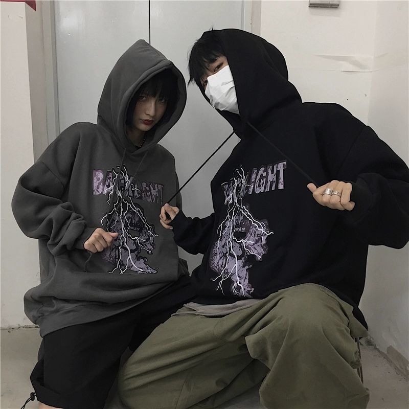 厚手　フード付き　トレンドパーカー　sle000350