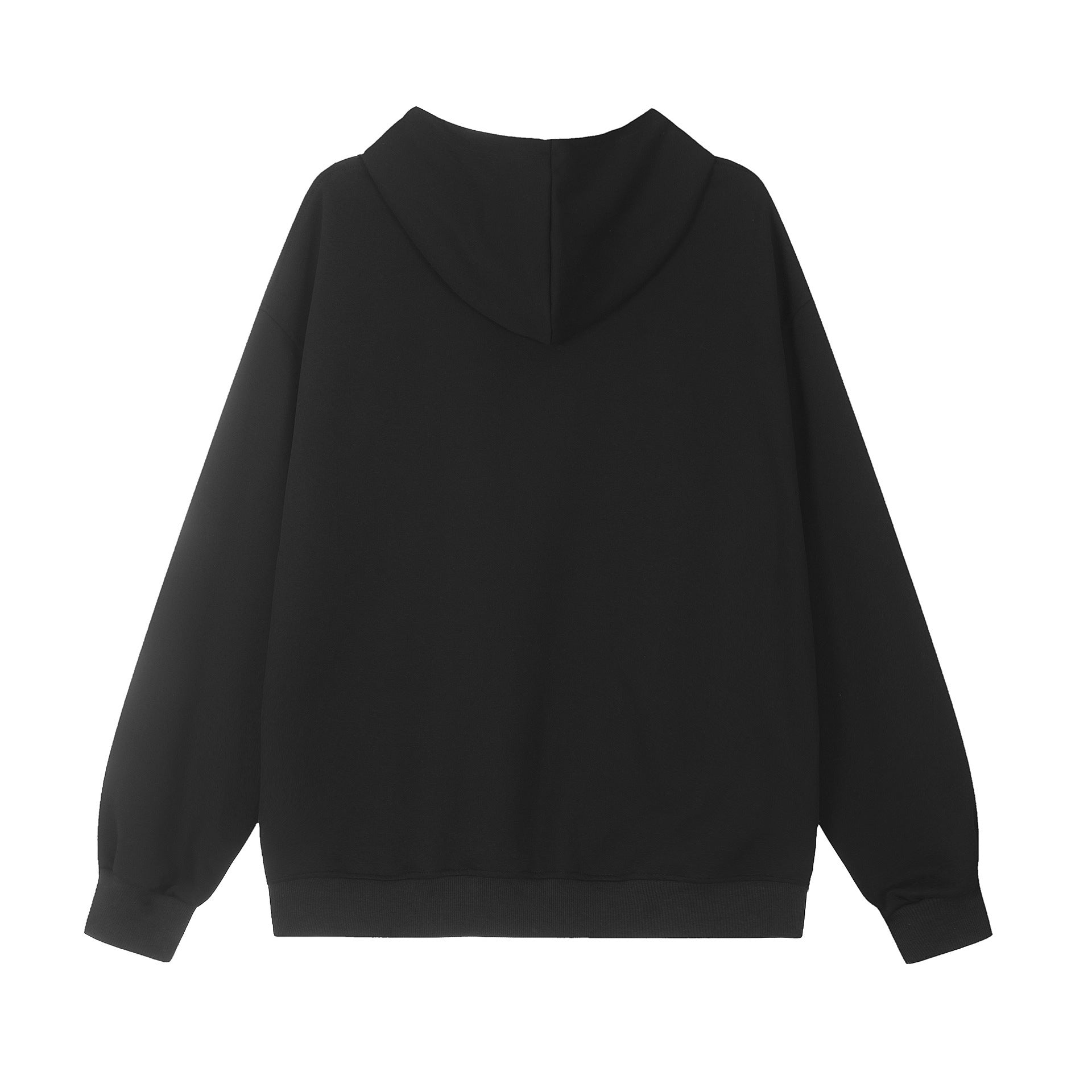 【Unisex/2color】Cross Metallic Design Black Hoodie mry001621