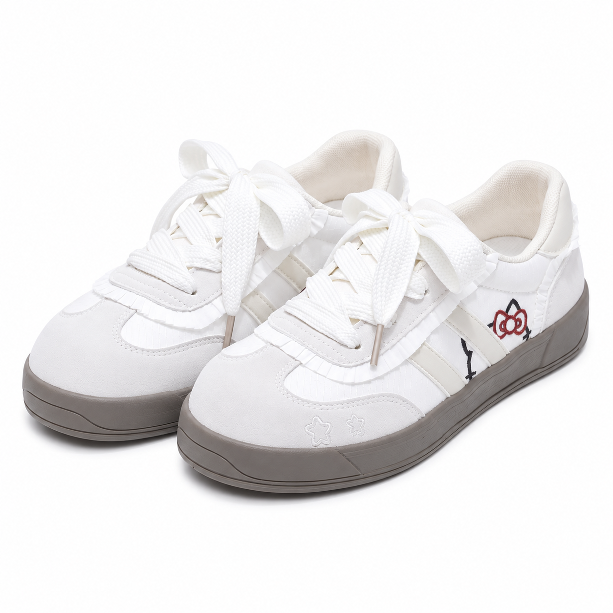 【再入荷】レースリボン 厚底スニーカー（3.0cm UP）mry002503
