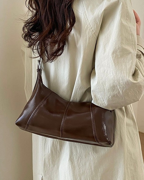 Minimal Baguette Shoulder Bag mry002289