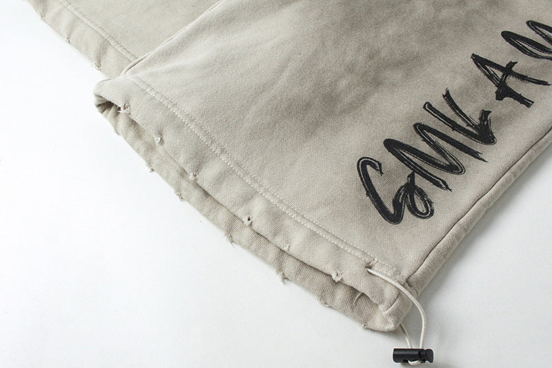 特別価格 / Set-Up】Unisex Damage Dolman Set-Up mry001645