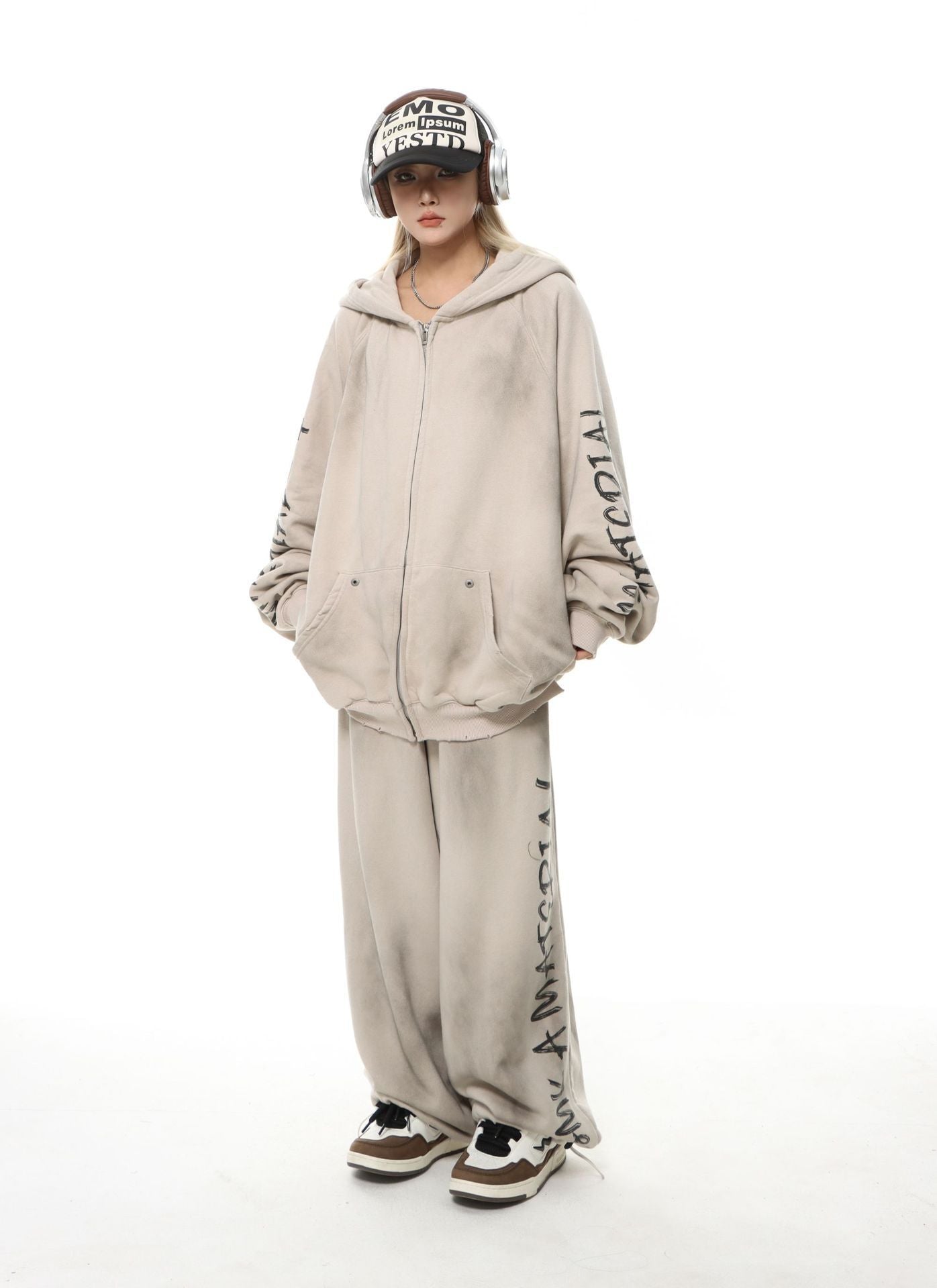 【特別価格 / Set-Up】Unisex Damage Dolman Set-Up mry001585