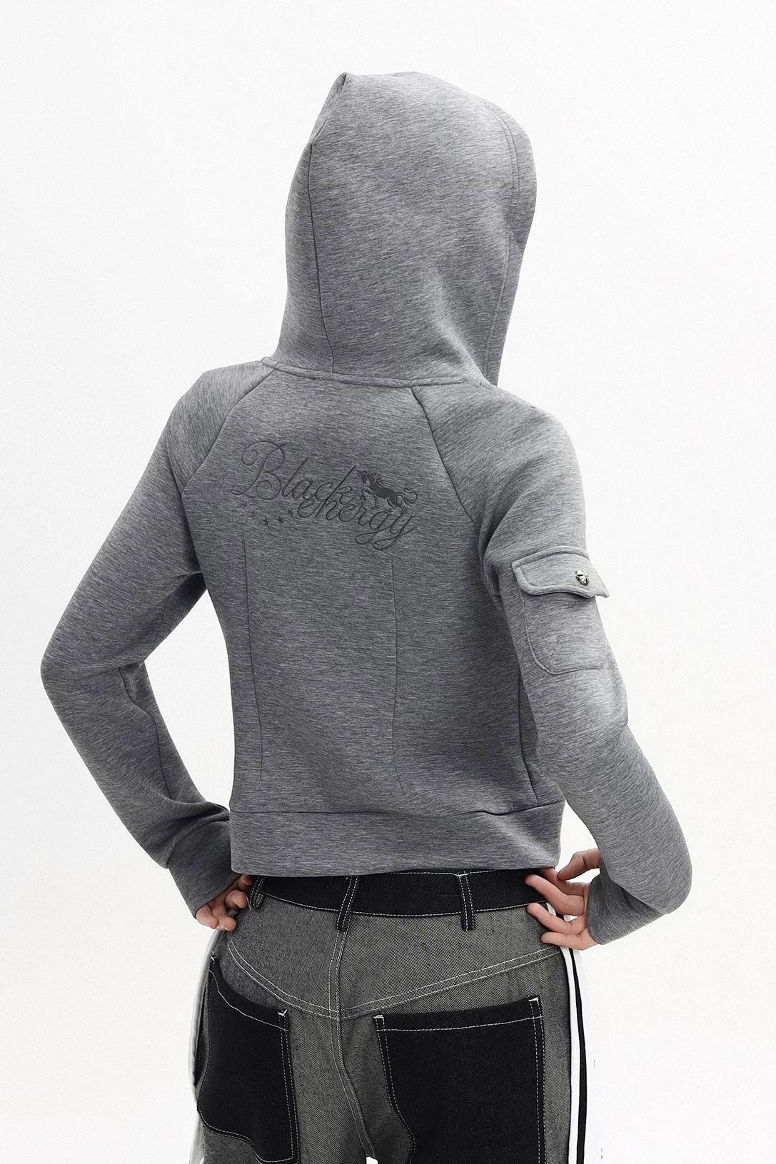 Double Zip Slim Fit Hoodie mry002297