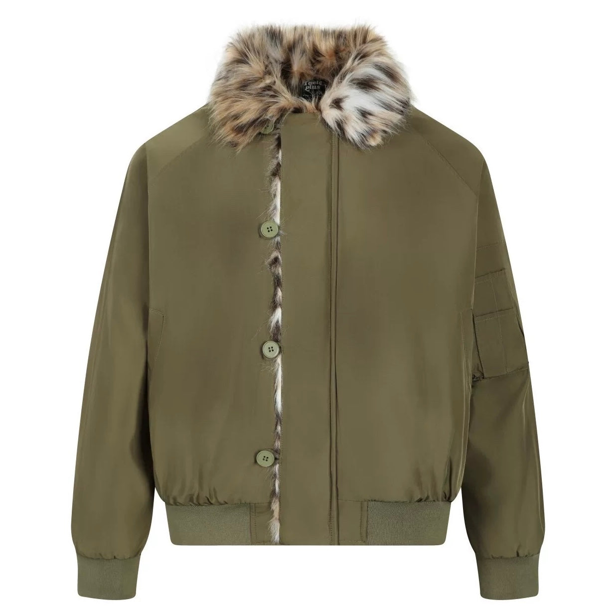 Faux Fur Collar Puffer Jacket mry002020