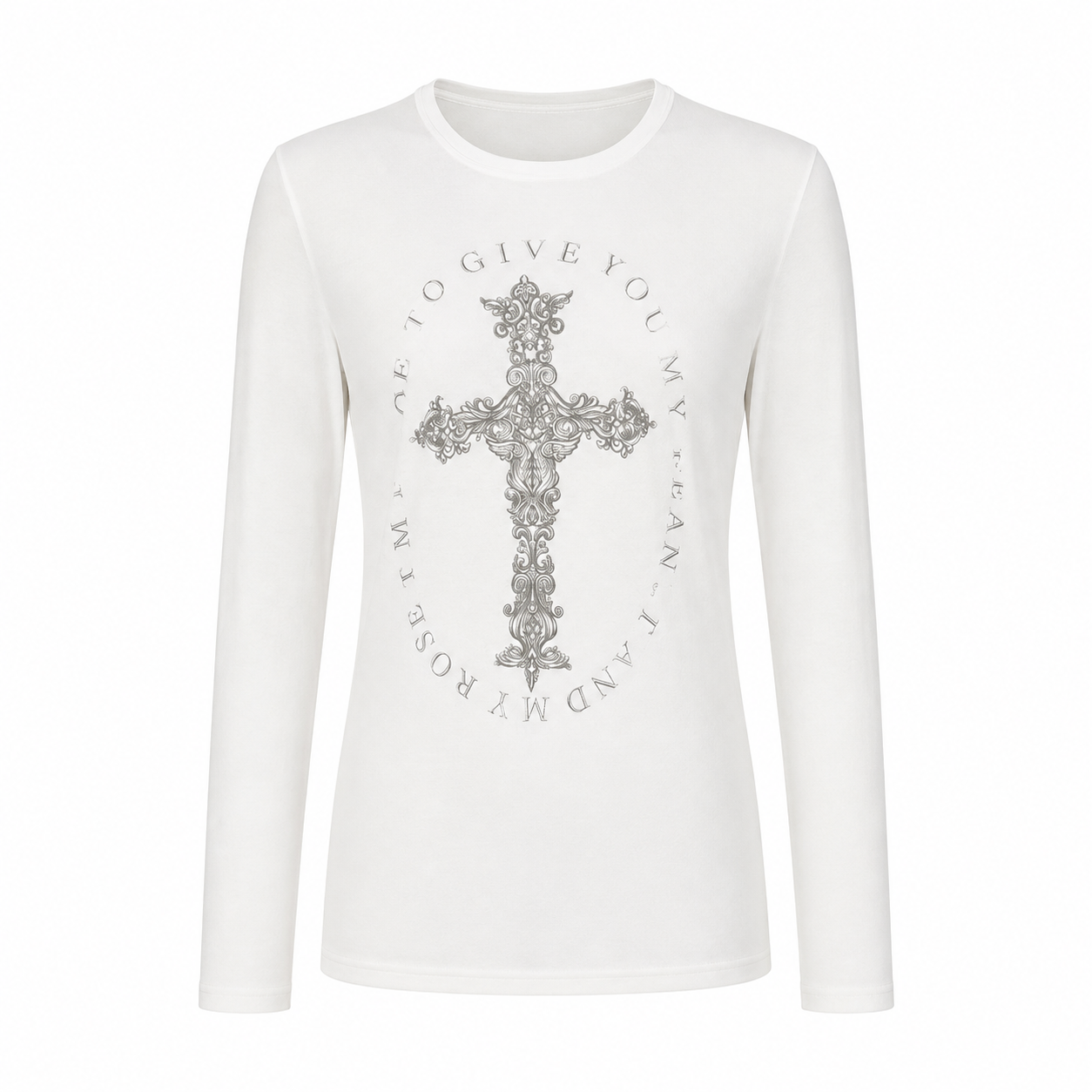 【新作】ゴシッククロス オーバーサイズTシャツ mry002675