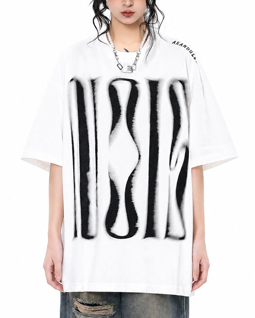 【トップス】スターウェーブ オーバーサイズTシャツ mry002484