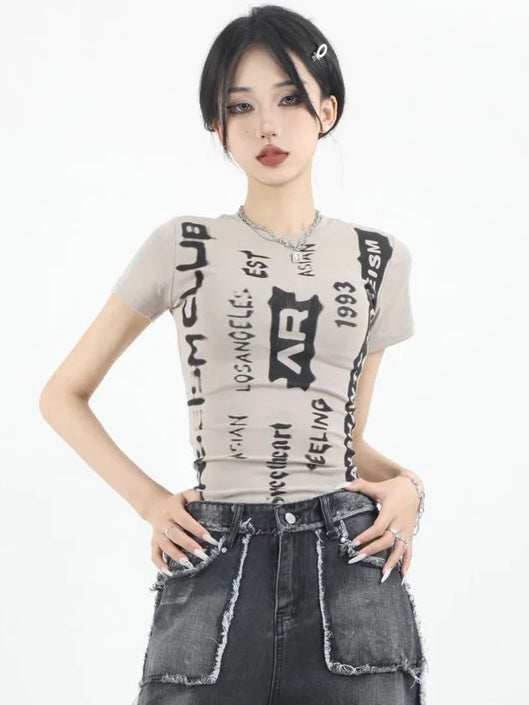 【Tops】AR Club ’93 Graphic Top mry001782