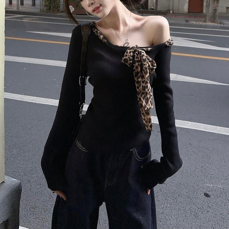 【DOPE GIRL】フェミニンオフショルダーニット mry001568