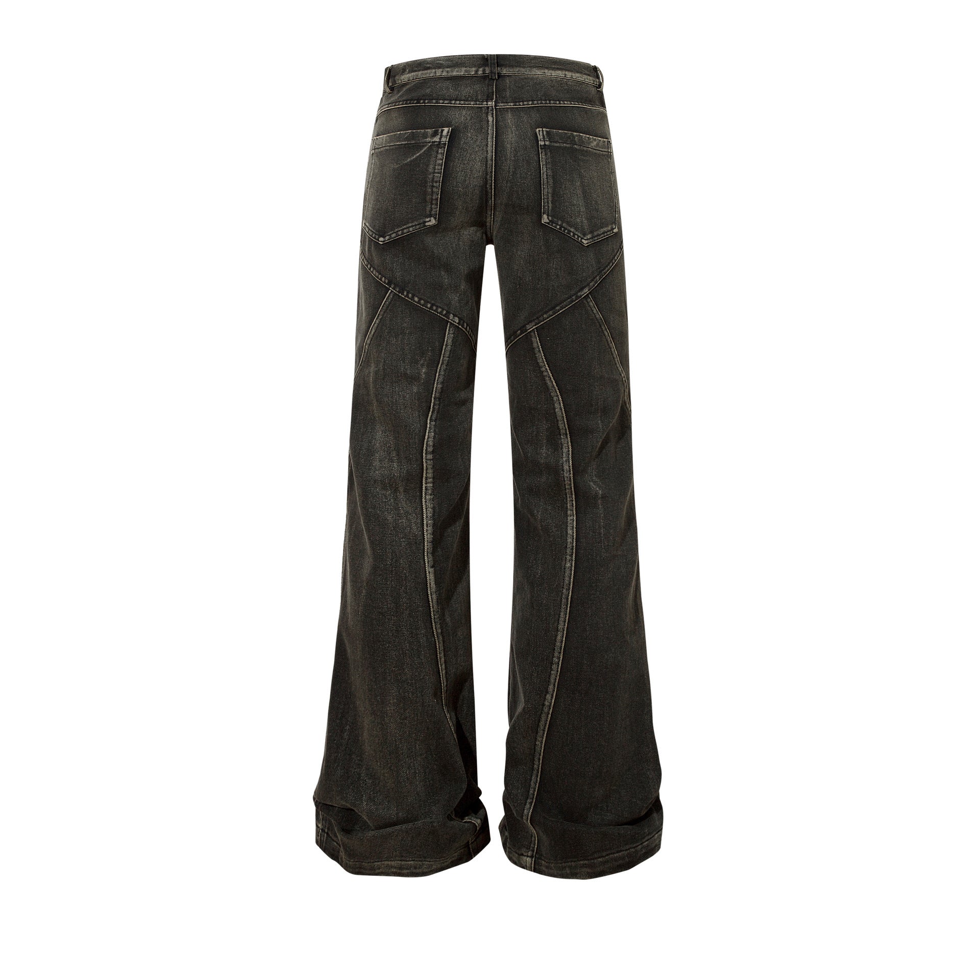 Architectural Wide-Leg Denim Pants mry001650