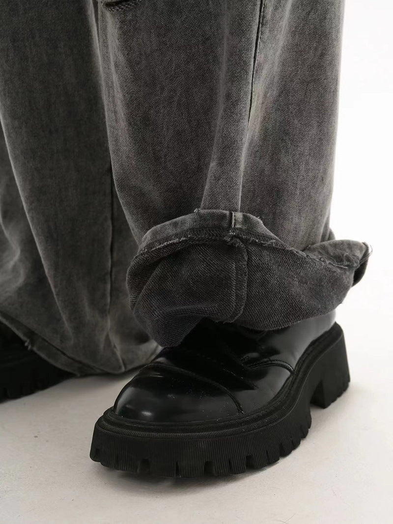 【特別価格/Bottms】washed Damege Pants mry001595
