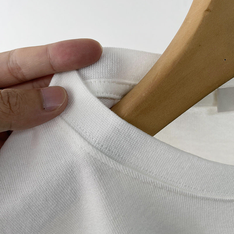 【送料無料】4カラー展開 高品質 シンプル レター デザイン 半袖 Tシャツ ユニセックス   mry000674