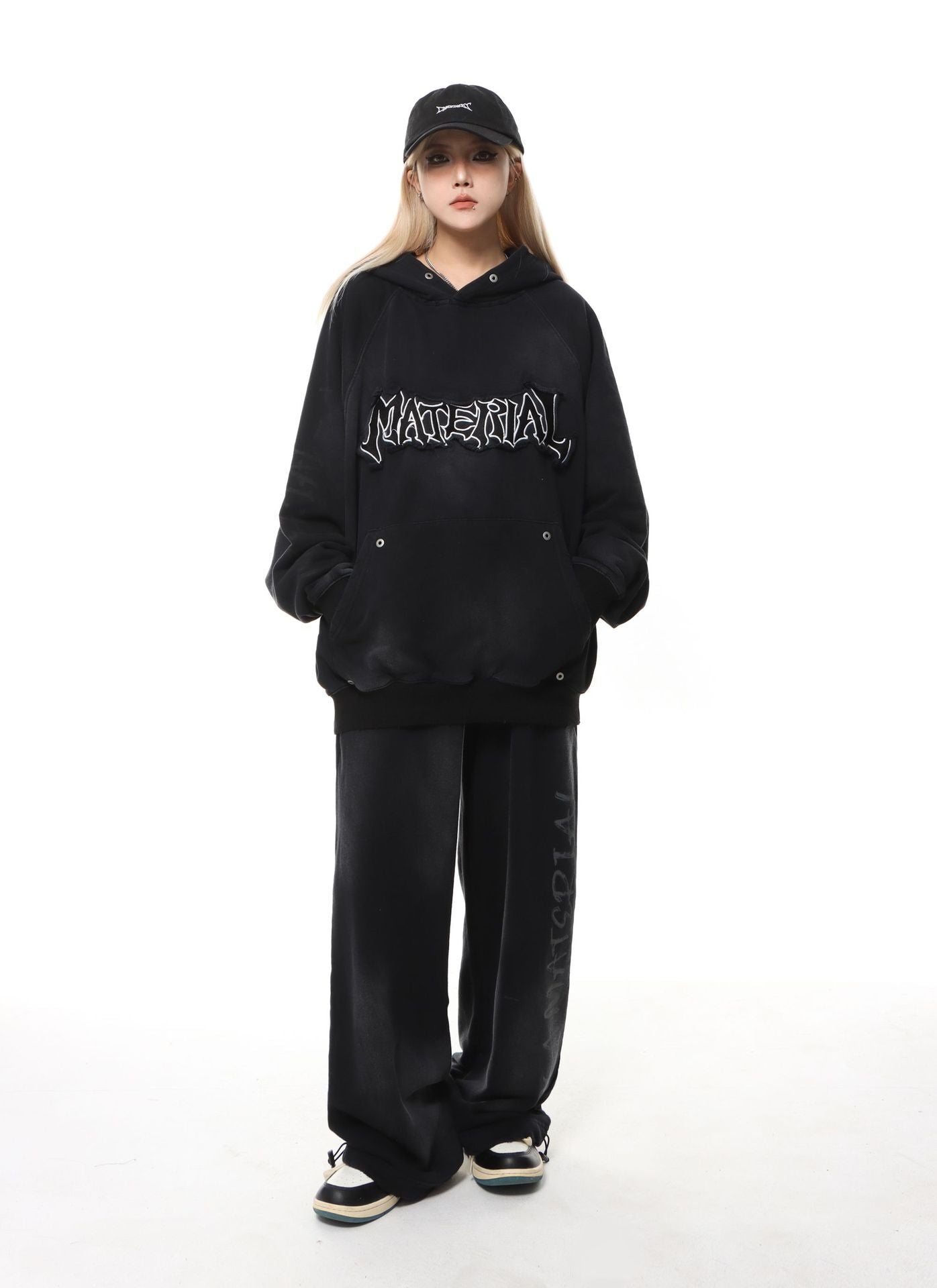 【特別価格 / Set-Up】Unisex Damage Dolman Set-Up mry001645