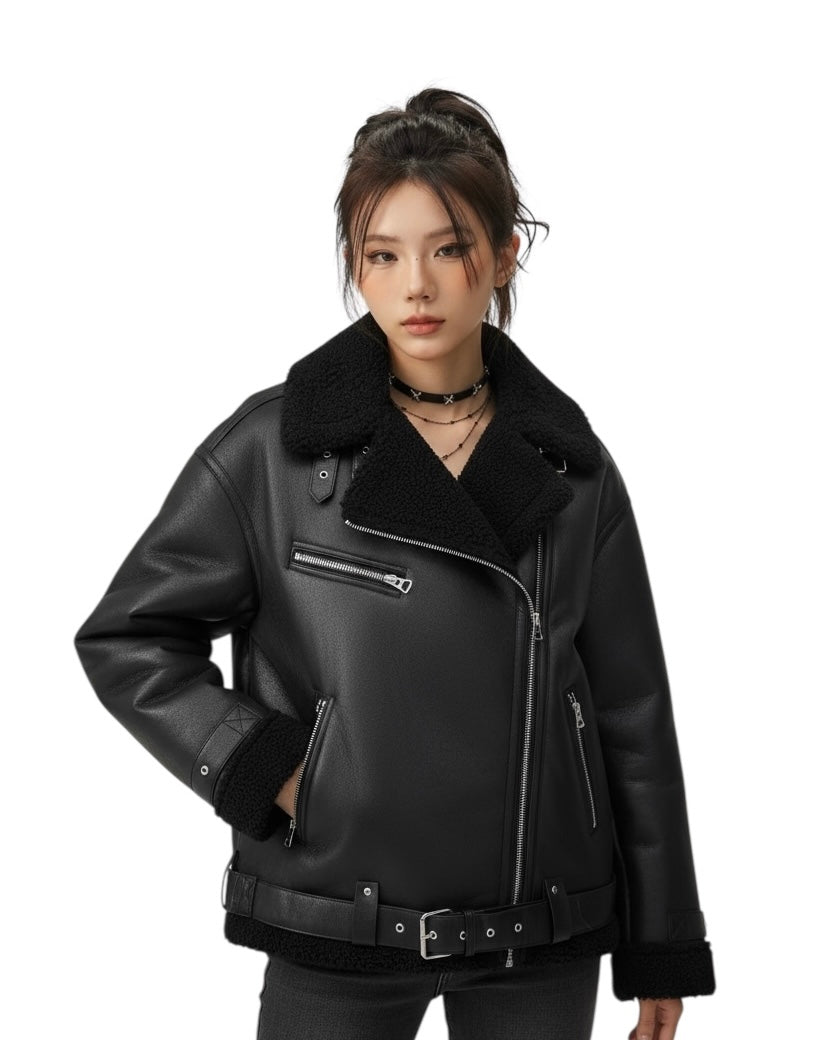 ムートンライダースジャケット mry001531