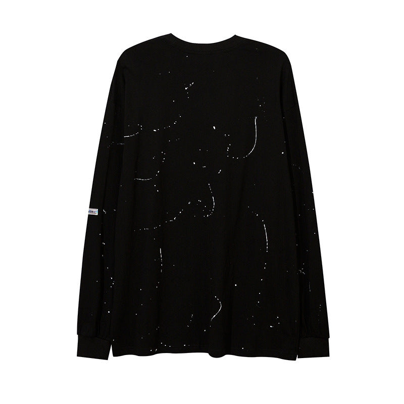 【2color】Punk Chain Detail Long T-Shirt mry001640