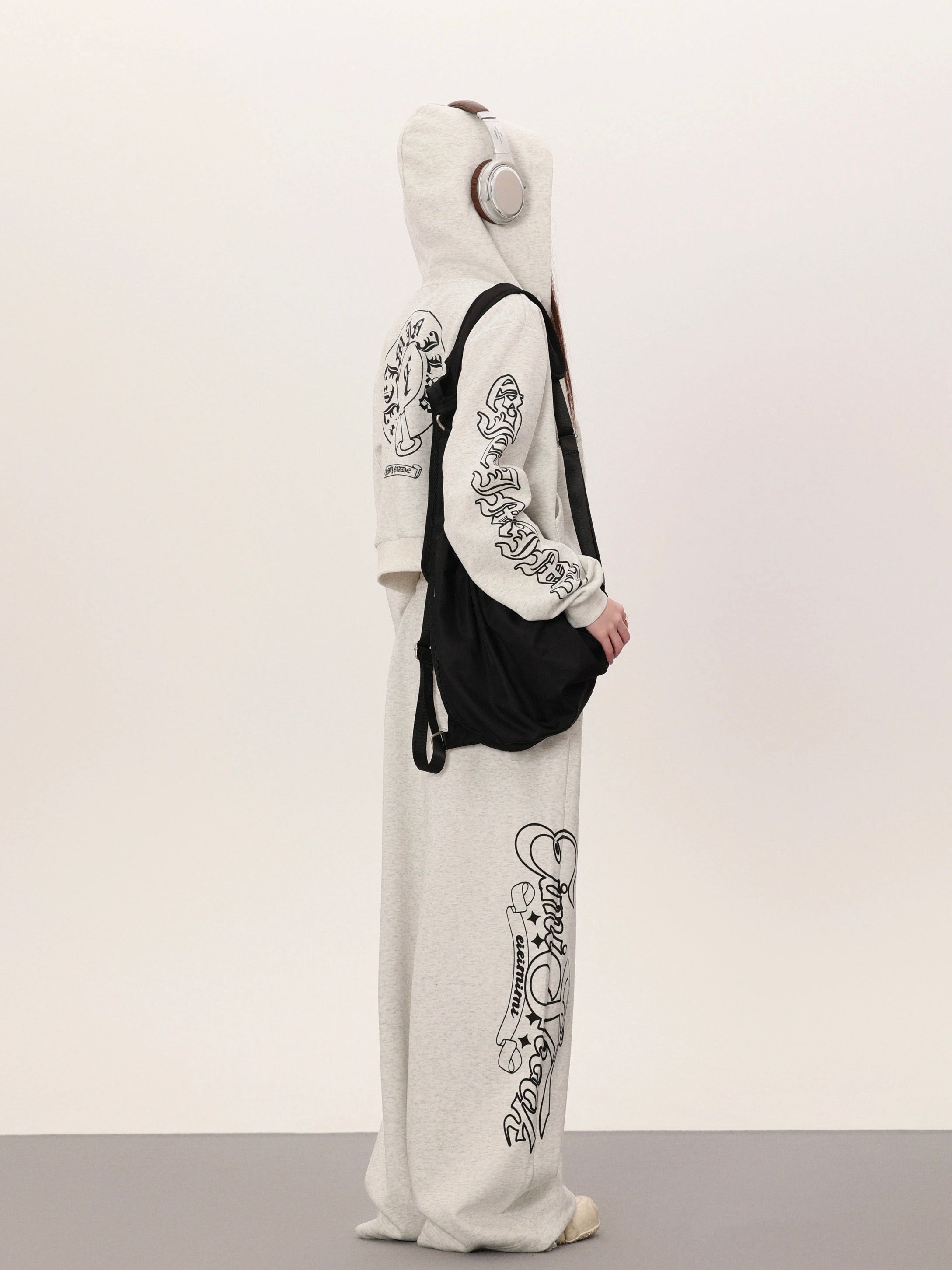 【Set-Up】Pastel Gothic Print Street Set-Up mry001889