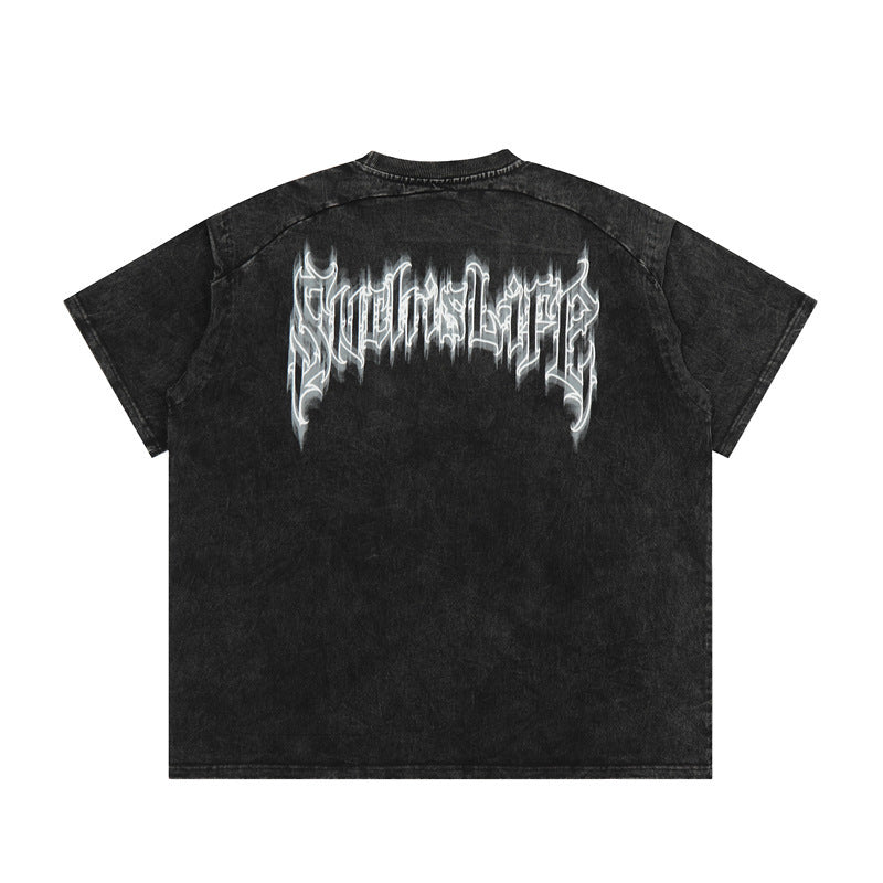 Blackout Wash Heavy T-shirt mry001644