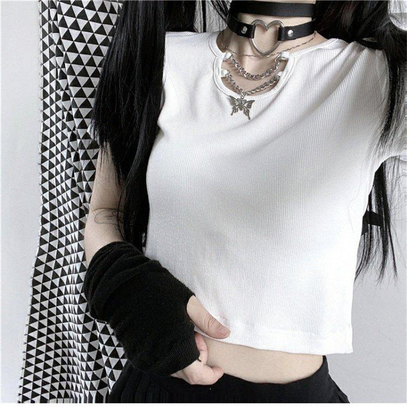 バタフライチェーンTシャツ　mry000035