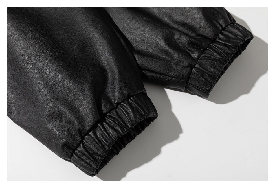 Vintage Leather Toggle Jacket mry001982