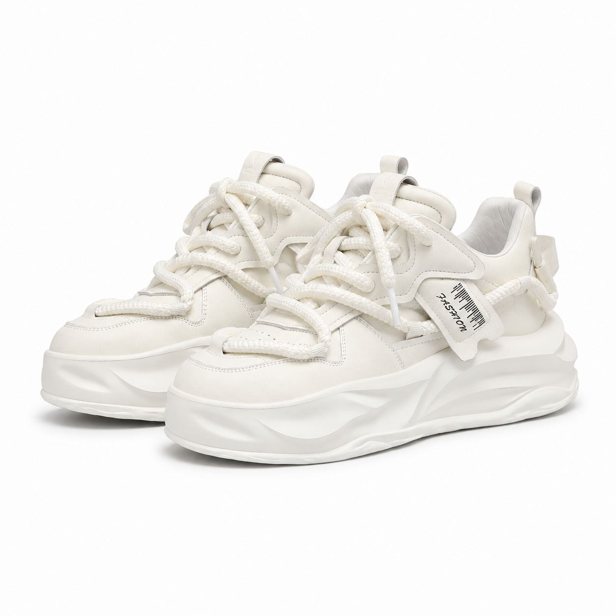 Wave Sole Rope Lace Sneakers mry001948