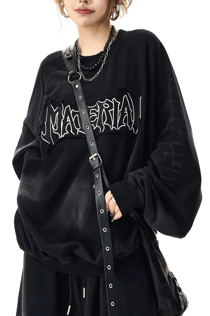 【特別価格 / トップス】ダメージドルマンスウェット mry001086