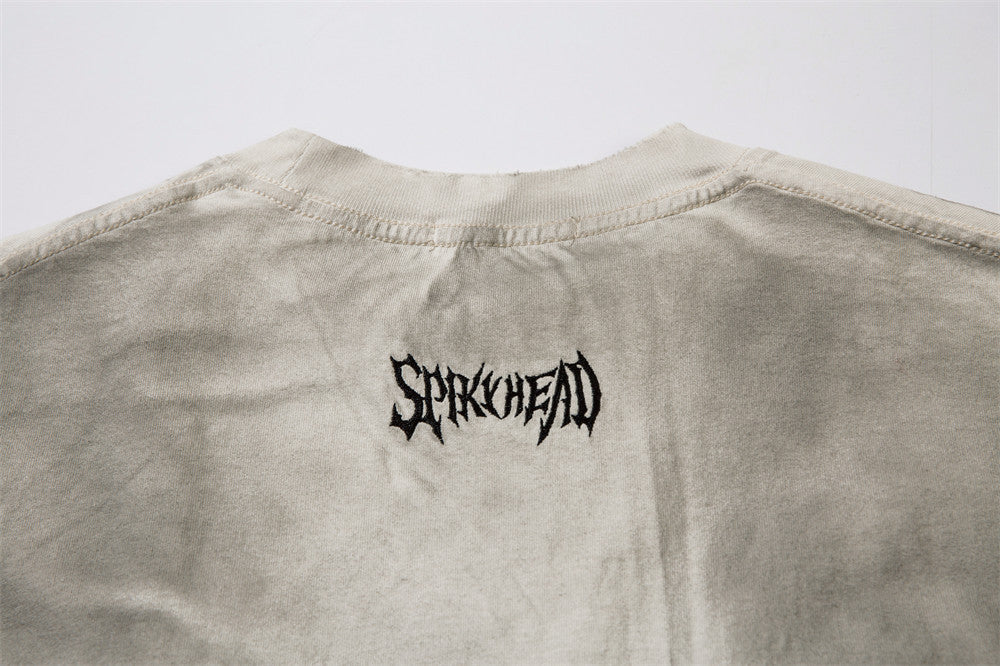 【2color】SPIKY HEAD Shadow Fade T-Shirt mry001677