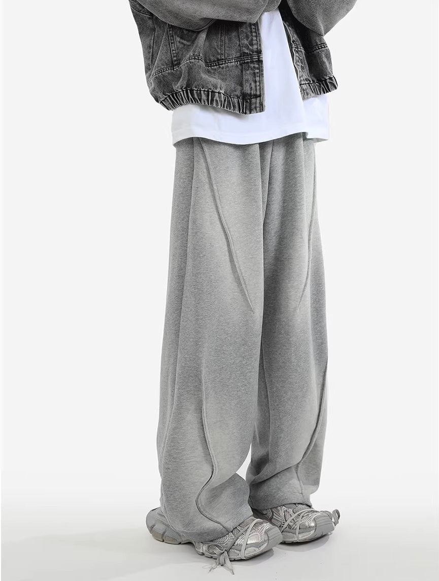 【2color】Curved Heavyweight Sweatpants mry001726